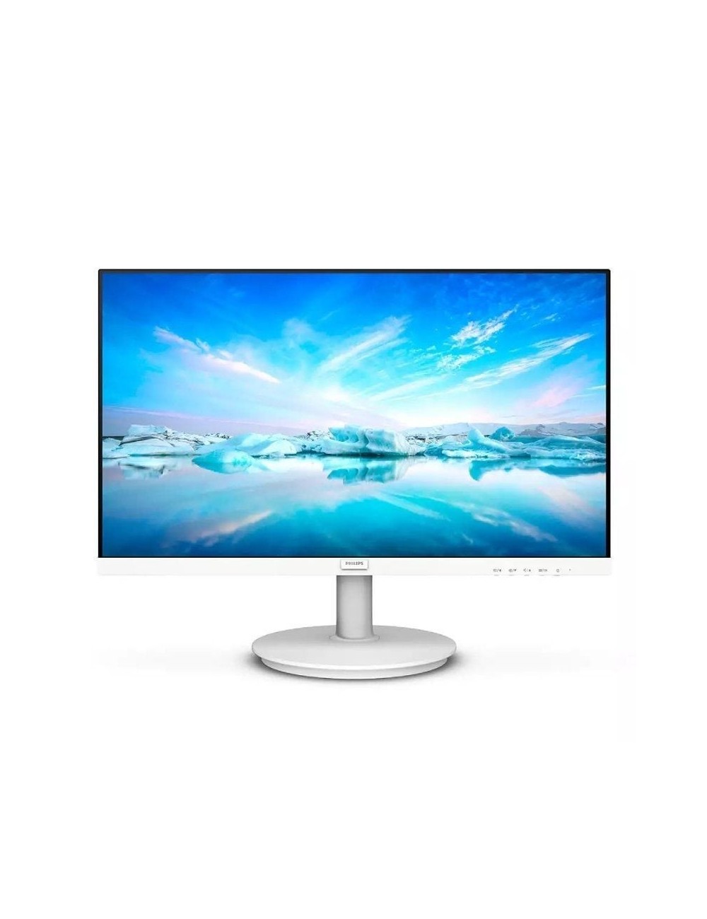 Monitor Philips 241V8AW 23.8'/ Full HD/ Multimedia/ Blanco