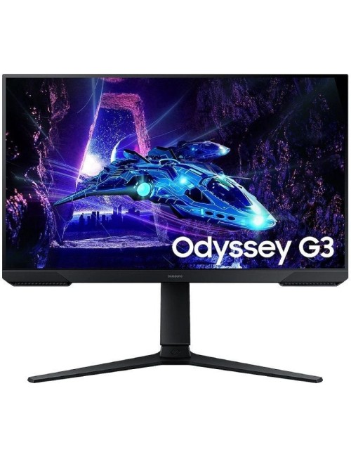 Monitor Gaming Samsung Odyssey G3 S24DG300EU/ 24'/ Full HD/ 1ms/ 180Hz/ VA/ Regulable en altura/ Negro
