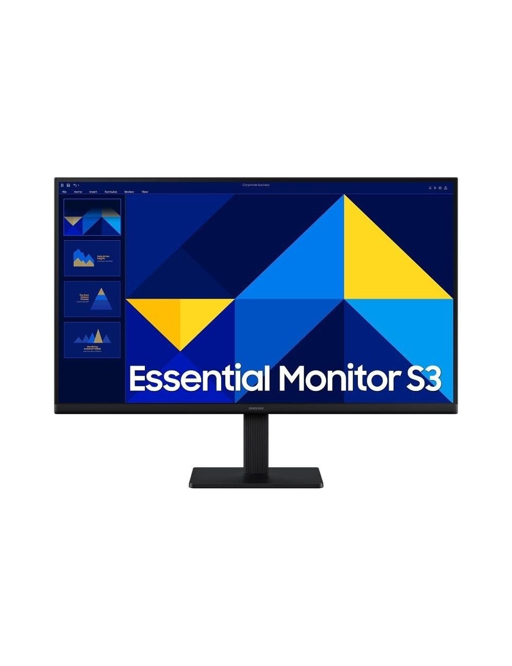 Monitor Profesional Samsung Essential Monitor S3 S27D300GAU/ 27'/ Full HD/ Negro