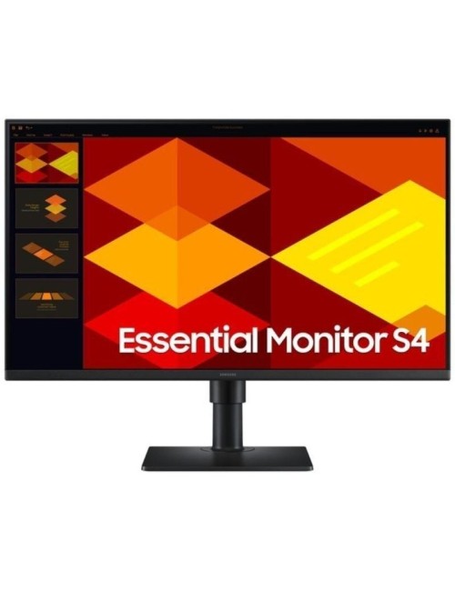 Monitor Profesional Samsung Essential Monitor S4 S27D402GAU 27'/ Full HD/ Regulable en altura/ Negro