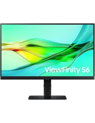 Monitor Profesional Samsung ViewFinity S6 S60UD S27D604UAU 27'/ QHD/ Regulable en Altura/ Negro