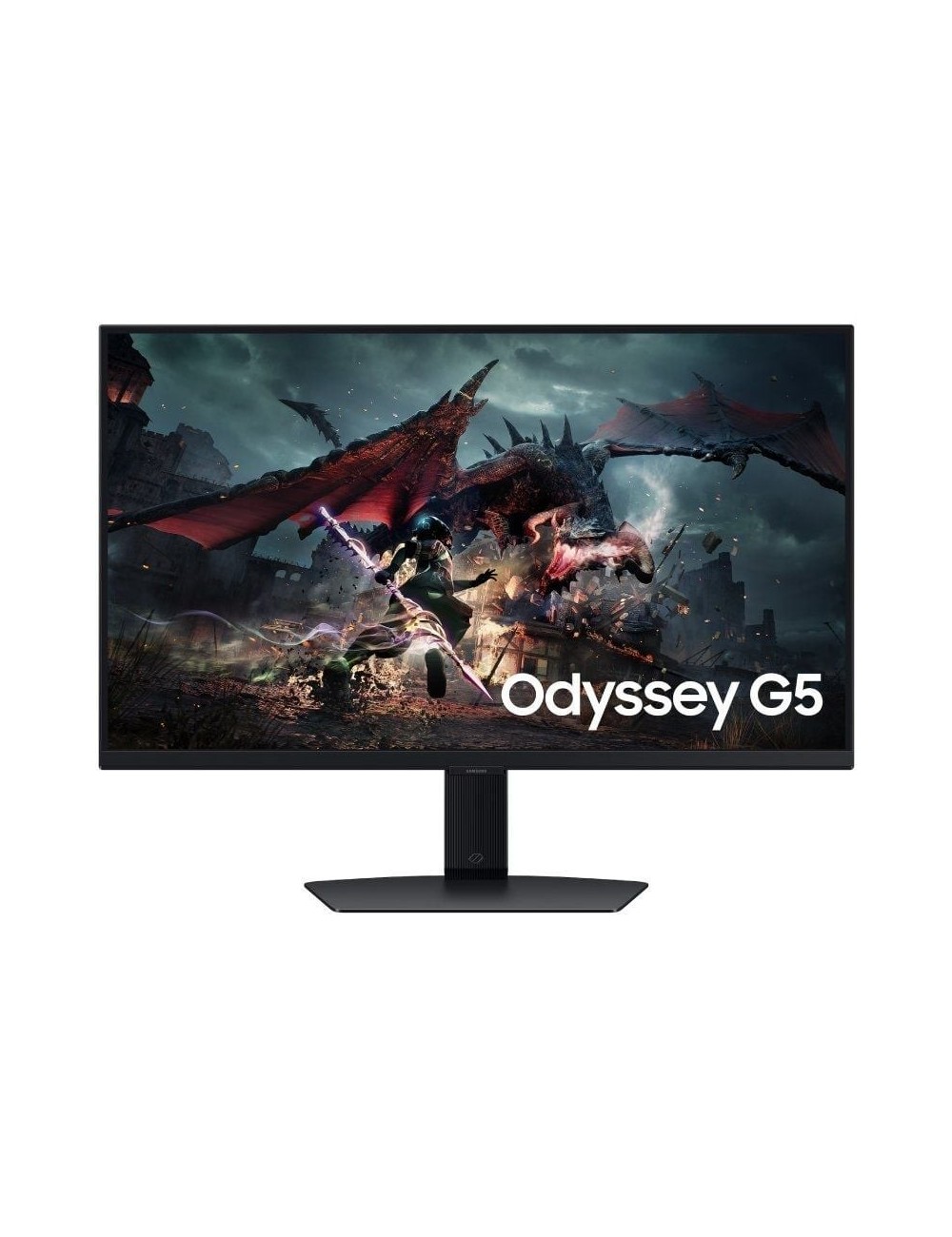 Monitor Gaming Samsung Odyssey G5 G50D S27DG502EU 27'/ QHD/ 1ms/ 180Hz/ IPS/ Regulable en Altura/ Negro