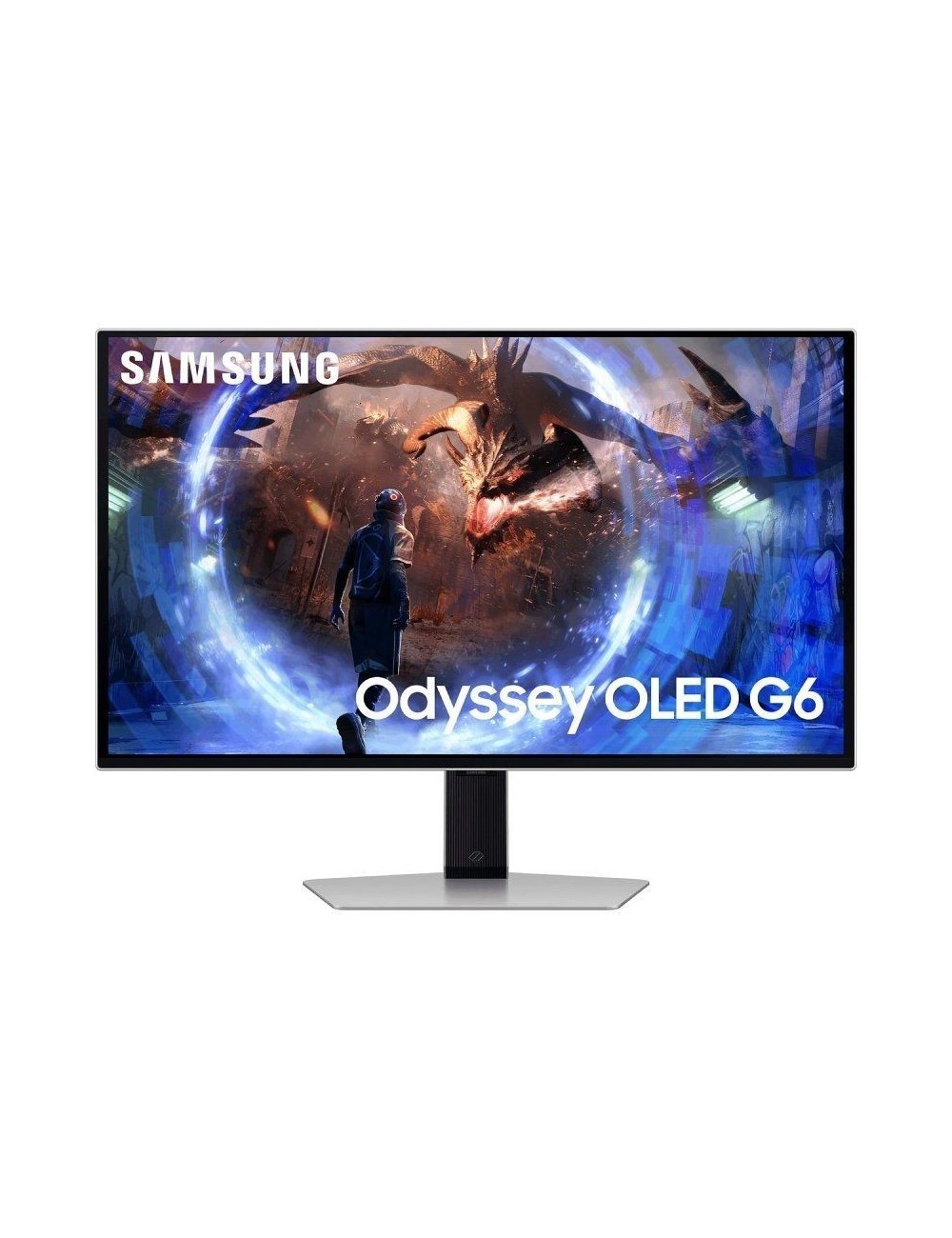 Monitor Gaming Samsung G6 Odyssey OLED S27DG602SU 27'/ QHD/ 0.03ms/ 360Hz/ Regulable en Altura/ Plata