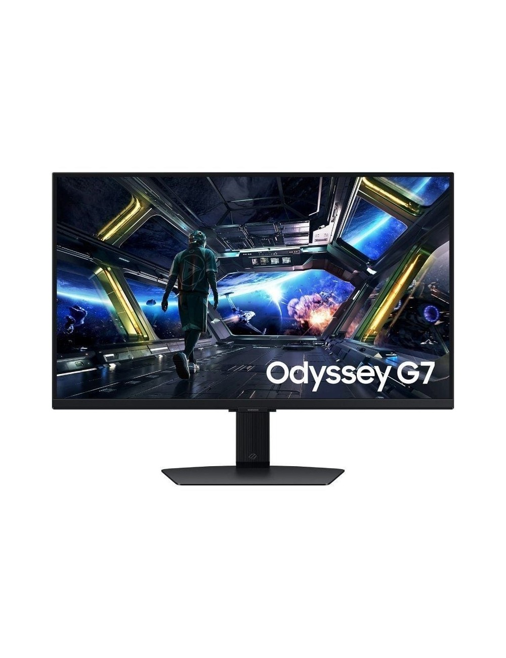 Smart Monitor Gaming Samsung Odyssey G7 G70D S27DG702EU 27'/ 4K/ 1ms/ 144Hz/ IPS/ Multimedia/ Regulable en altura/ Smart TV/ Neg