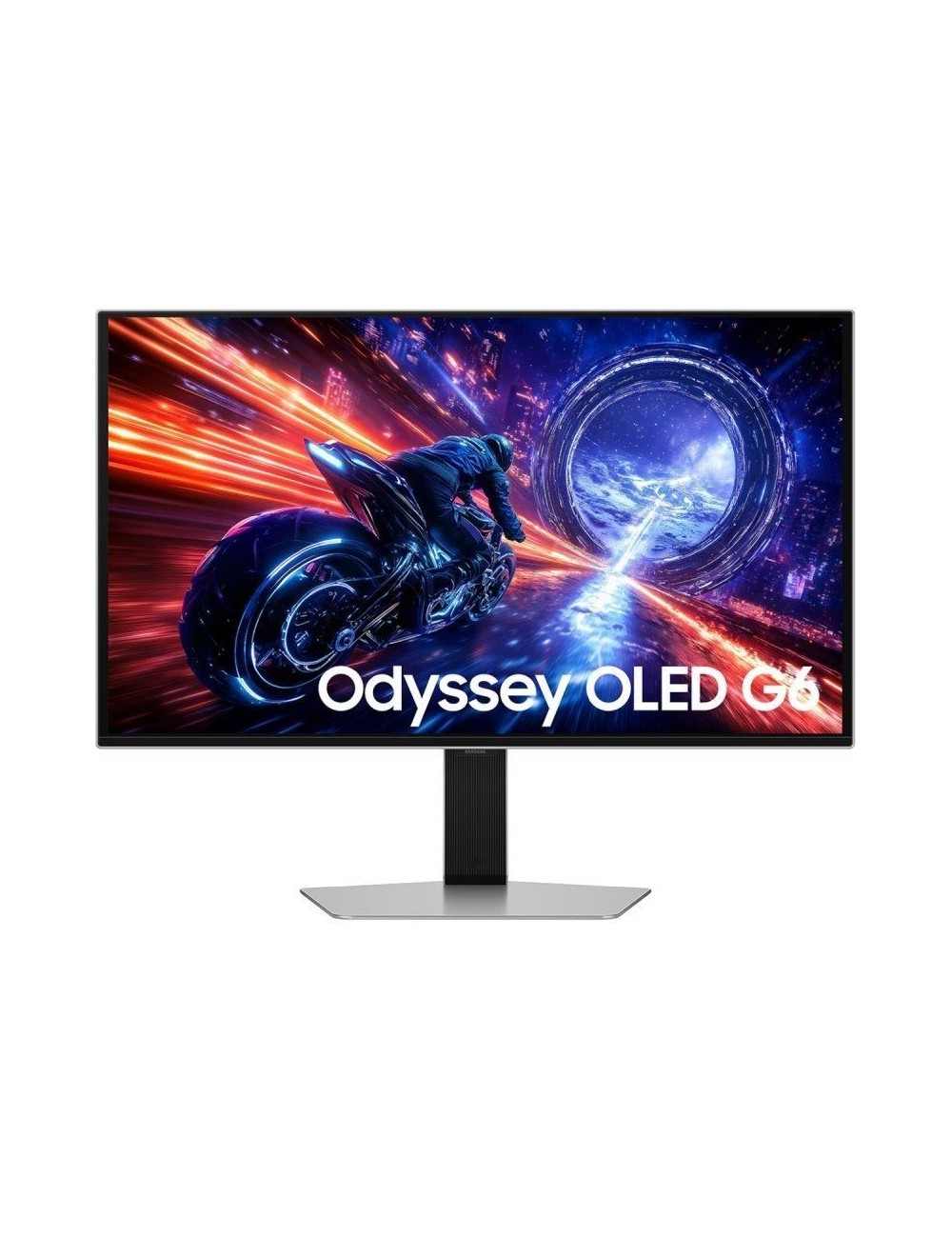 Monitor Gaming Samsung Odyssey OLED G6 G60SF S27FG602SU 27'/ QHD/ 0.03ms/ 500Hz/ QD-OLED/ Regulable en altura/ Plata