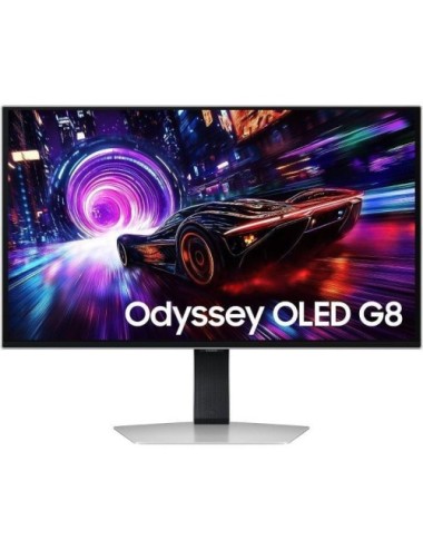 Monitor Gaming Samsung Odyssey OLED G8 G81SF S27FG816SU 27'/ 4K/ 0.03ms/ 240Hz/ QD-OLED/ Regulable en altura/ Plata