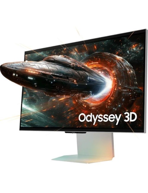 Monitor Gaming Samsung Odyssey 3D G90XF S27FG900XU 27'/ 4K/ 1ms/ 165Hz/ 3D/ Multimedia/ Regulable en altura/ Plata