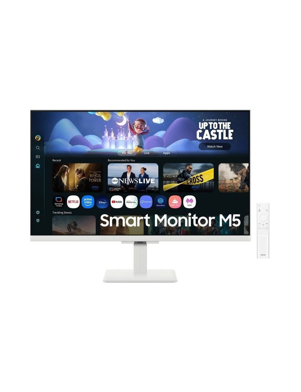 Smart Monitor Samsung M5 S27FM501EU 27'/ Full HD/ Multimedia/ Smart TV/ Blanco