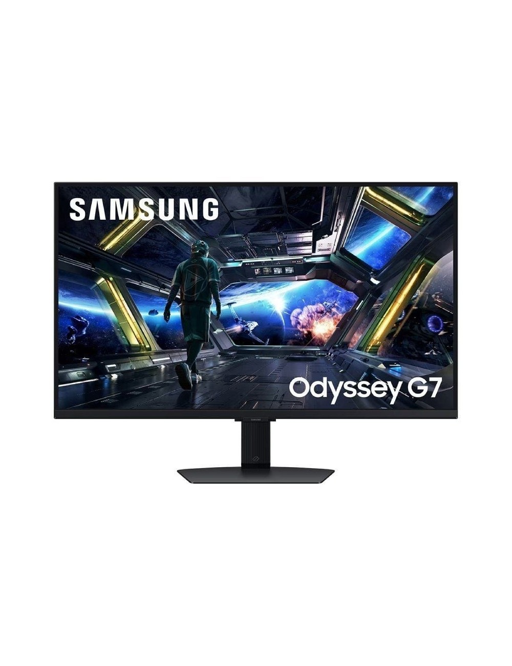 Smart Monitor Gaming Samsung Odyssey G7 G70D S27DG702EU 32'/ 4K/ 1ms/ 144Hz/ IPS/ Multimedia/ Regulable en altura/ Smart TV/ Neg