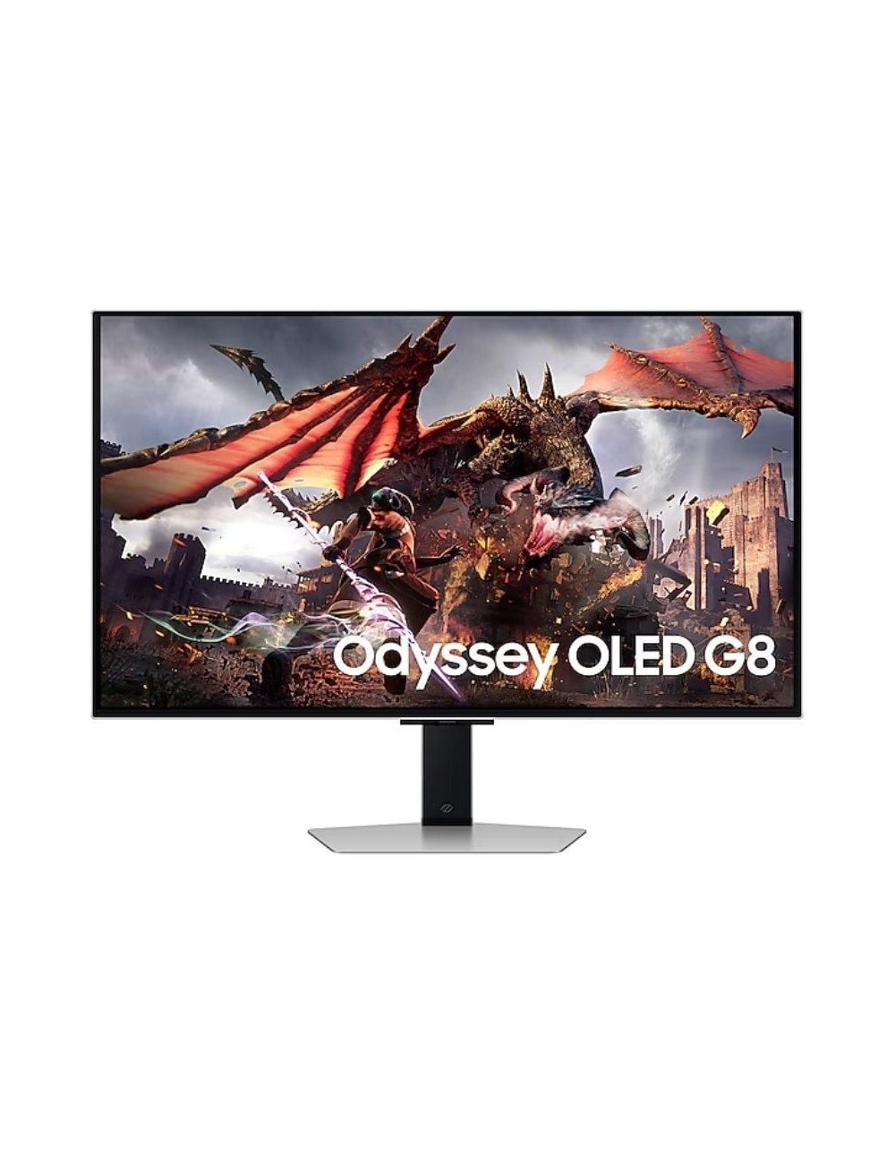 Smart Monitor Gaming Samsung Odyssey OLED G8 S32DG800SU 32'/ 4K/ 0.03ms/ 240Hz/ Multimedia/ Regulable en Altura/ Smart TV/ Plata