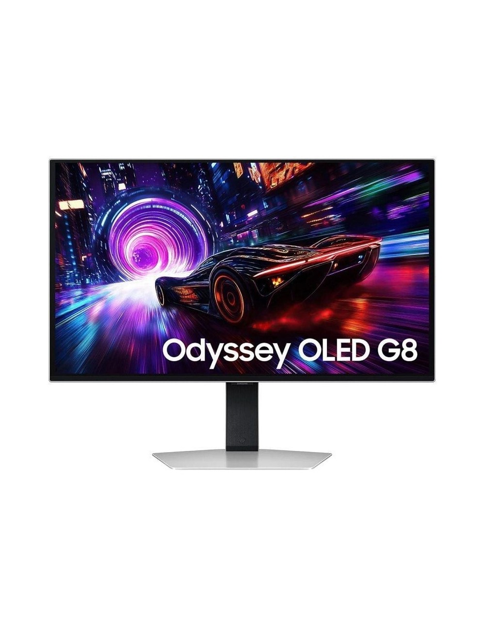 Monitor Gaming Samsung Odyssey OLED G8 G81SF S32FG810SU 32'/ 4K/ 0.03ms/ 240Hz/ QD-OLED/ Multimedia/ Regulable en altura/ Plata