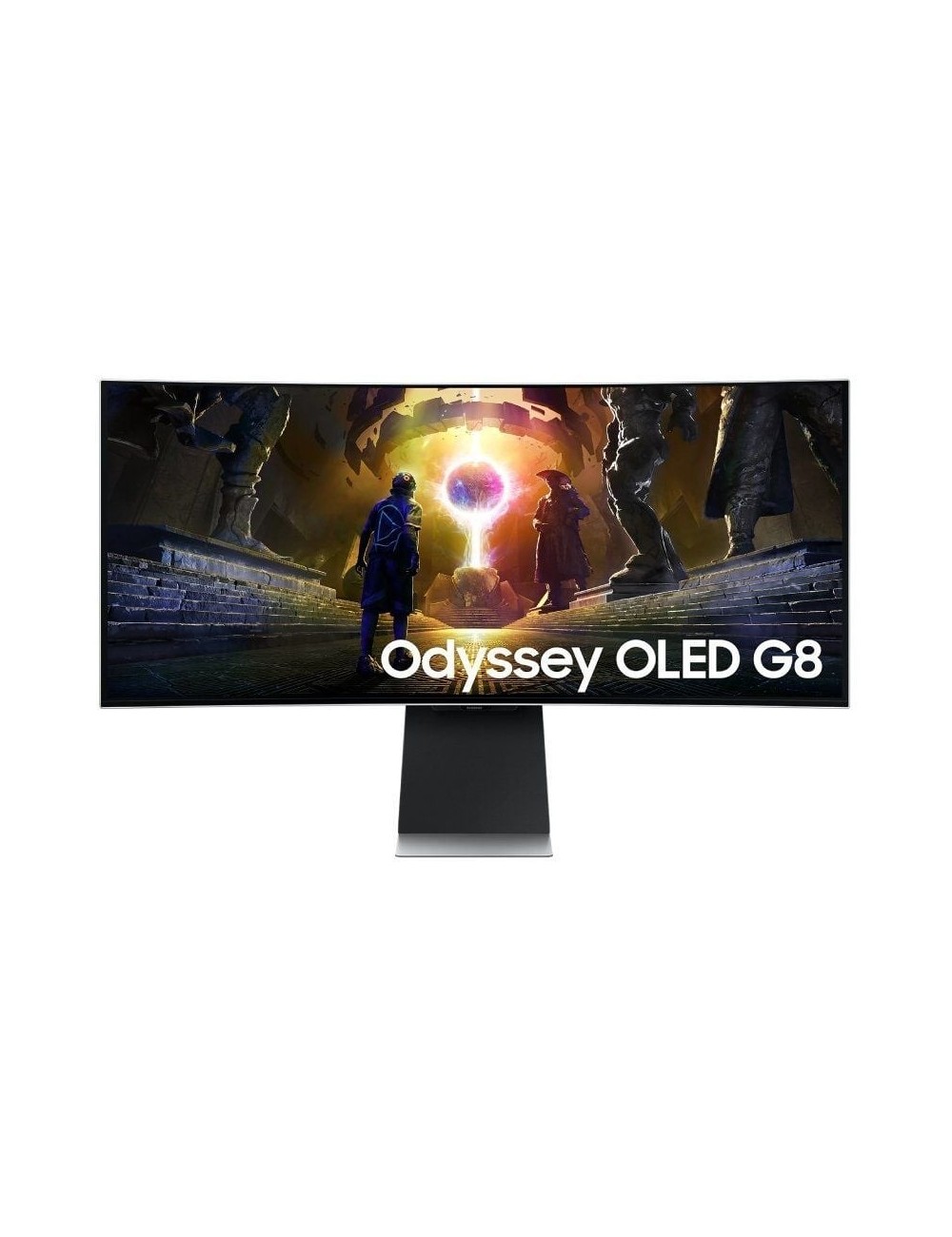 Smart Monitor Gaming Ultrapanorámico Curvo Samsung G8 Odyssey OLED S34DG850SU 34'/ WQHD/ 0.03ms/ 175Hz/ Multimedia/ Regulable en