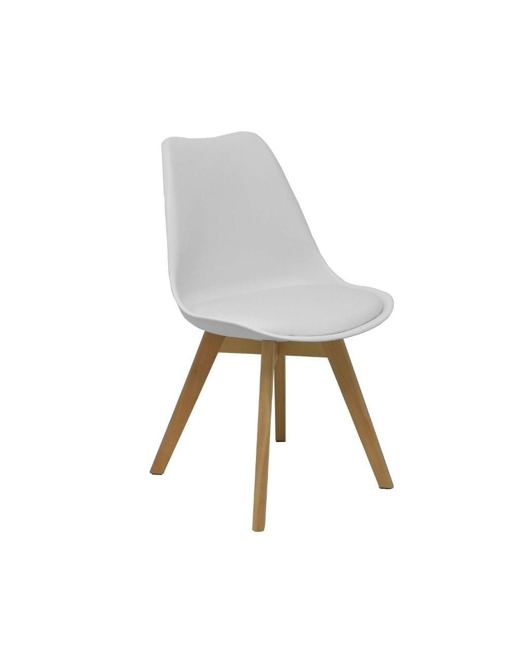 Pack 4 Sillas Piqueras y Crespo Don Rodrigo PACK4351PTBLSP10/ Blancas