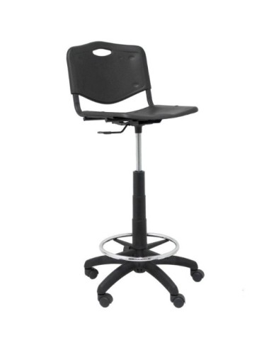 Taburete Piqueras y Crespo Robledo PVC T26GNI840RN/ Negro