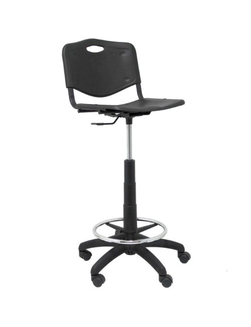 Taburete Piqueras y Crespo Robledo PVC T26GNI840RN/ Negro