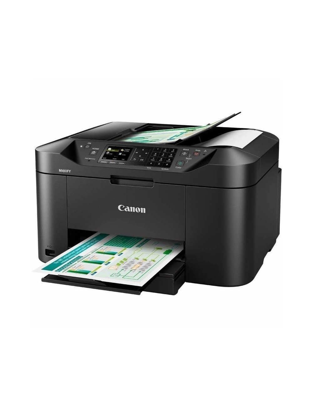 Multifunción Canon MAXIFY MB2150 WiFi/ Fax/ Dúplex/ Negra