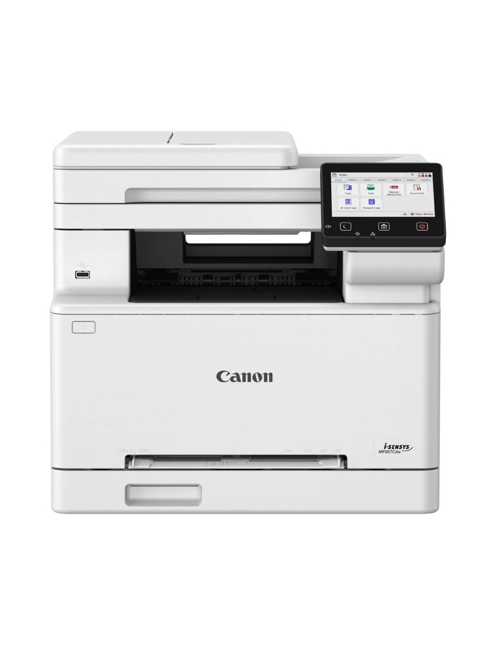 Multifunción Láser Color Canon i-SENSYS MF667Cdw WiFi/ Fax/ Dúplex/ Blanca
