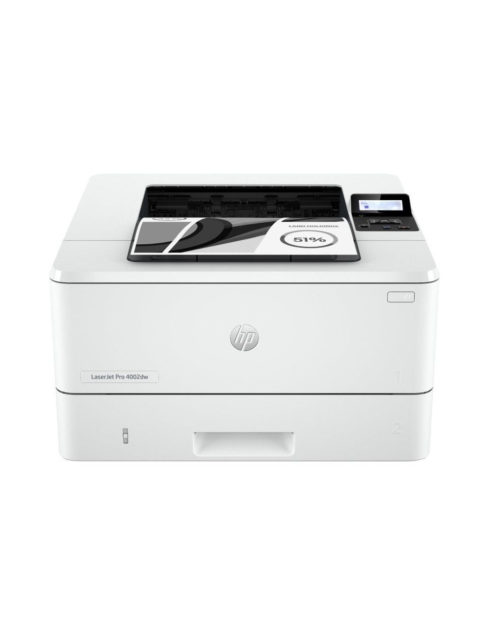 Impresora Láser Monocromo HP Laserjet Pro 4002DW WiFi/ Dúplex/ Blanca