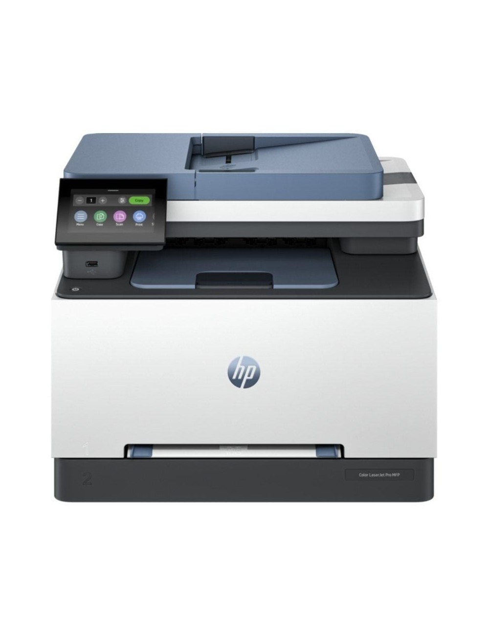 Multifunción Láser Color HP Laserjet Pro MFP 3302FDW WiFi/ Fax/ Dúplex/ ADF/ Blanca y Azul