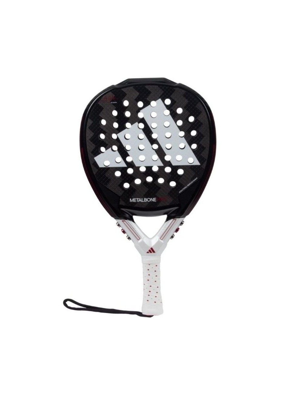Pala de Pádel Adidas Metalbone HRD+ 2024 (Ale Galan)/ Negra y Blanca