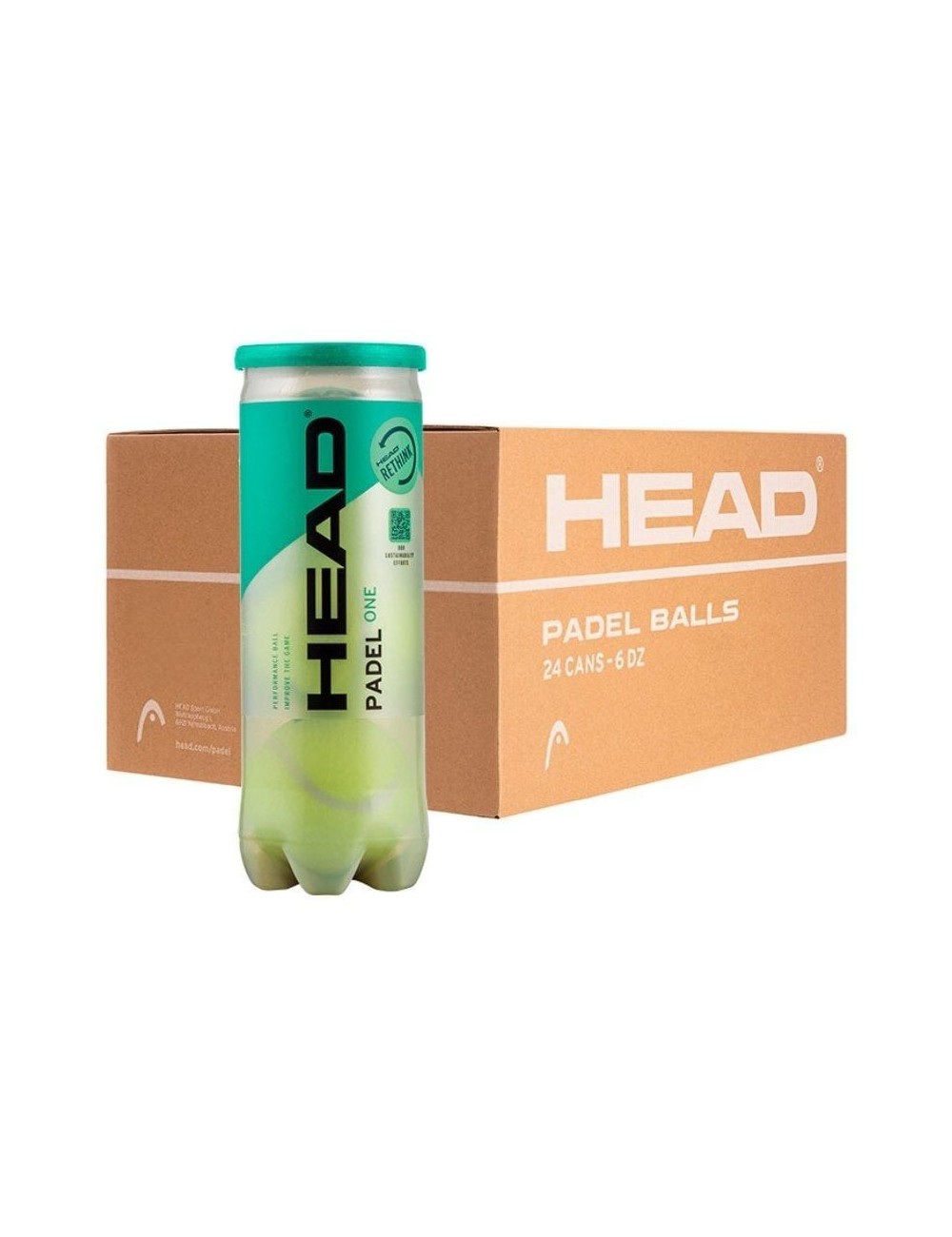 Cajón Bolas Head Padel One/ 24 packs de 3 unidades