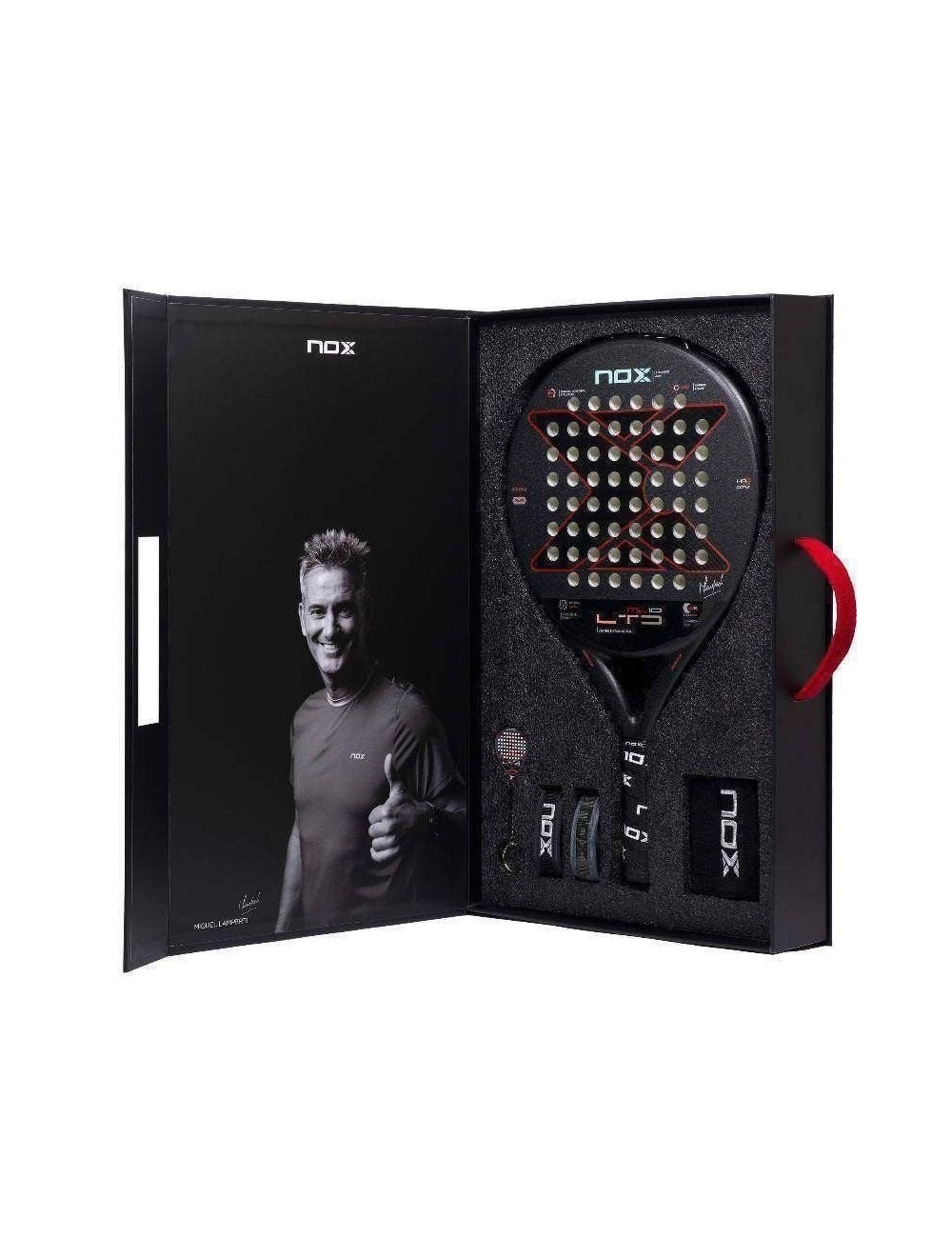Pack Pala de Pádel NoxSport ML10 Pro Cup LTD 2023 (Miguel Lamperti)/ Incluye 5 Accesorios
