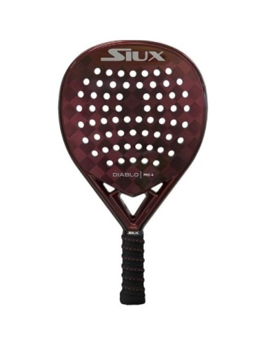 Pala de Pádel Siux Diablo Pro 4 (Tino Libaak)/ Roja