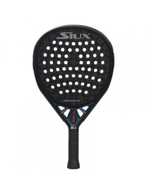 Pala de Pádel Siux Pegasus 3 2025/ Negro y Azul