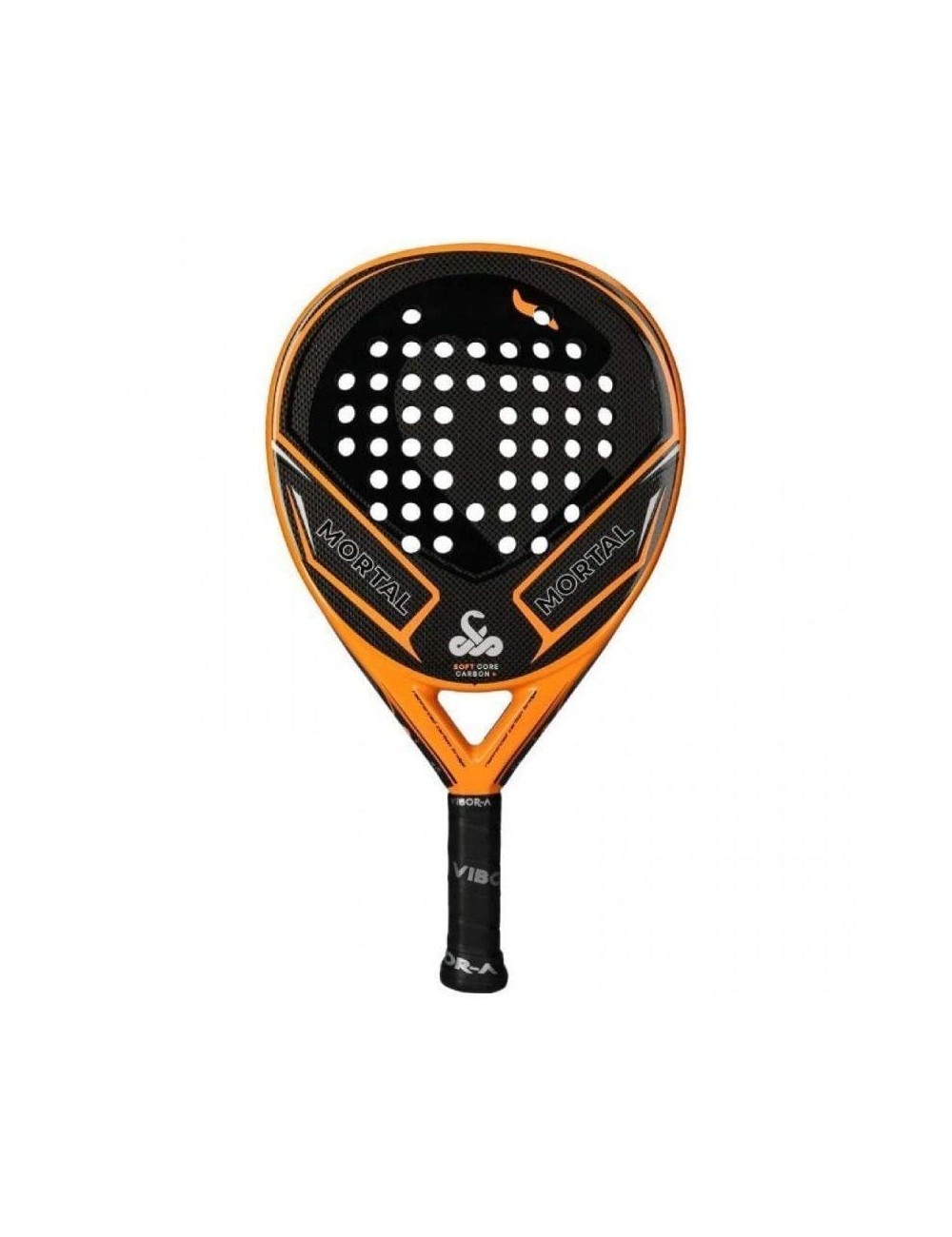 Pala de Pádel VIBOR-A Mortal Carbon 3.0/ Naranja y Negra