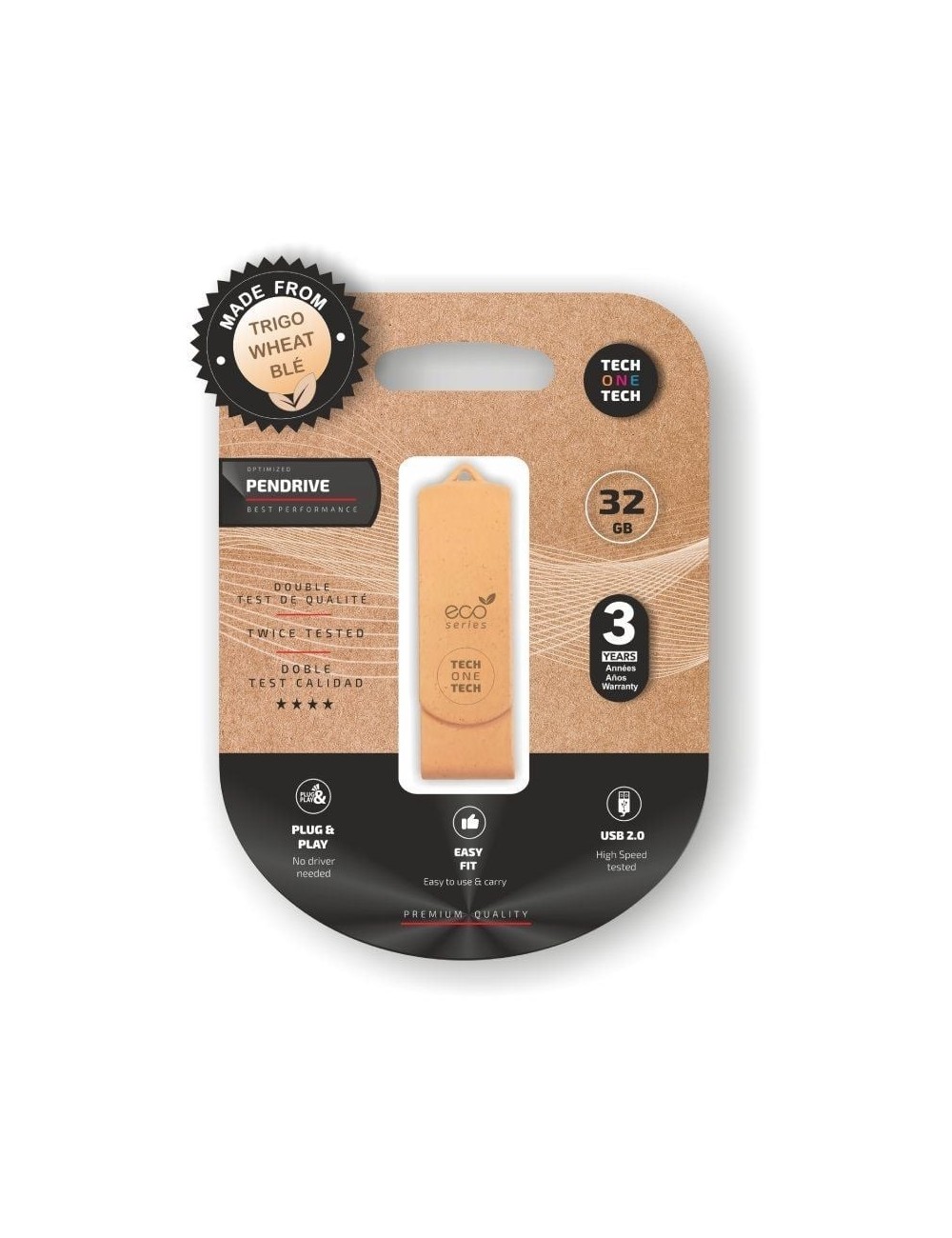 Pendrive 32GB Tech One Tech Ecotech USB 2.0