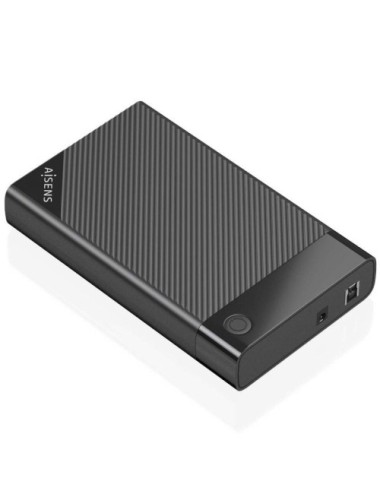 Caja Externa para Disco Duro de 3.5' Aisens ASE-3529B/ USB 3.1/ Sin tornillos