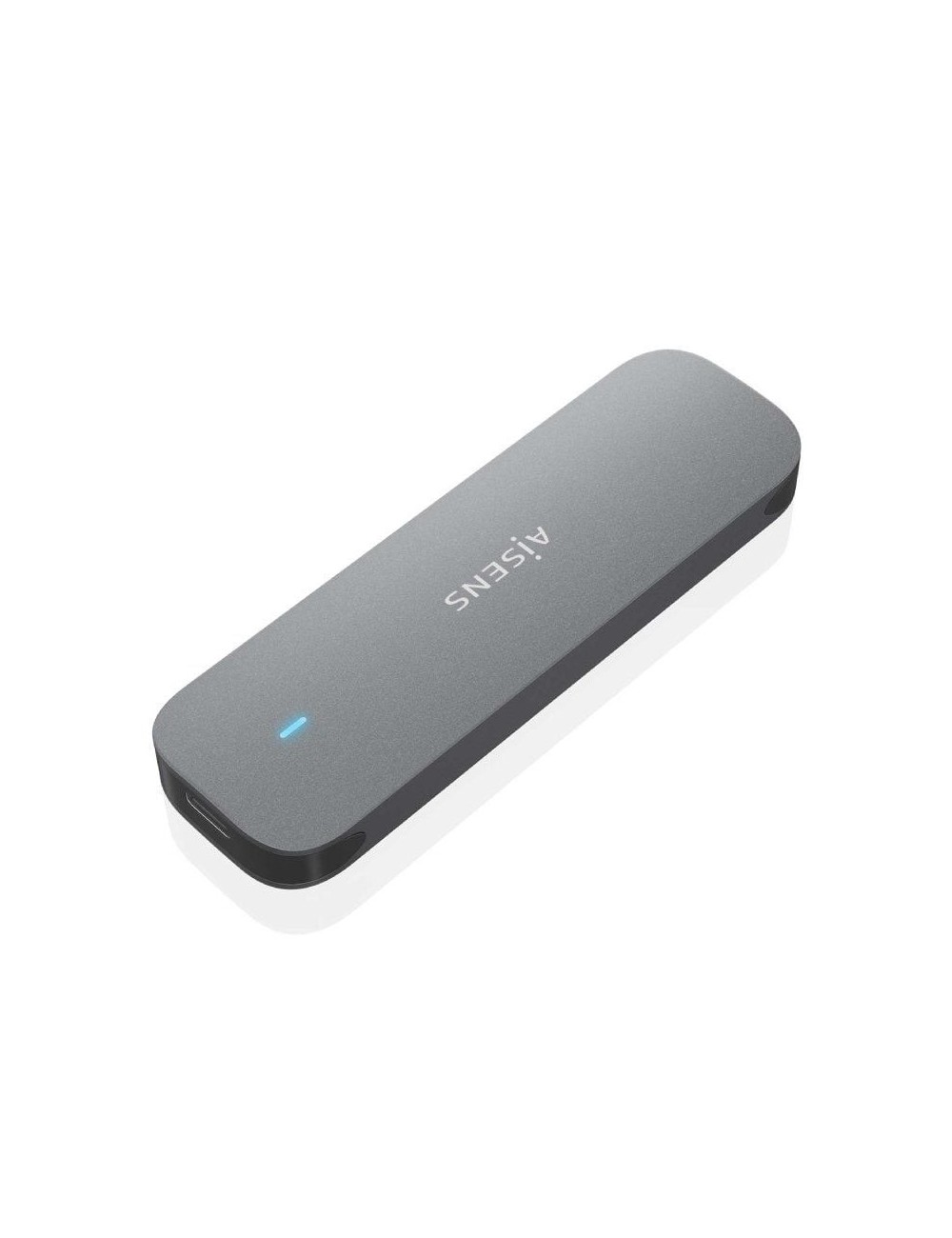 Caja Externa para Disco SSD M.2 SATA Aisens ASM2-006GRY/ USB 3.1/ Sin tornillos