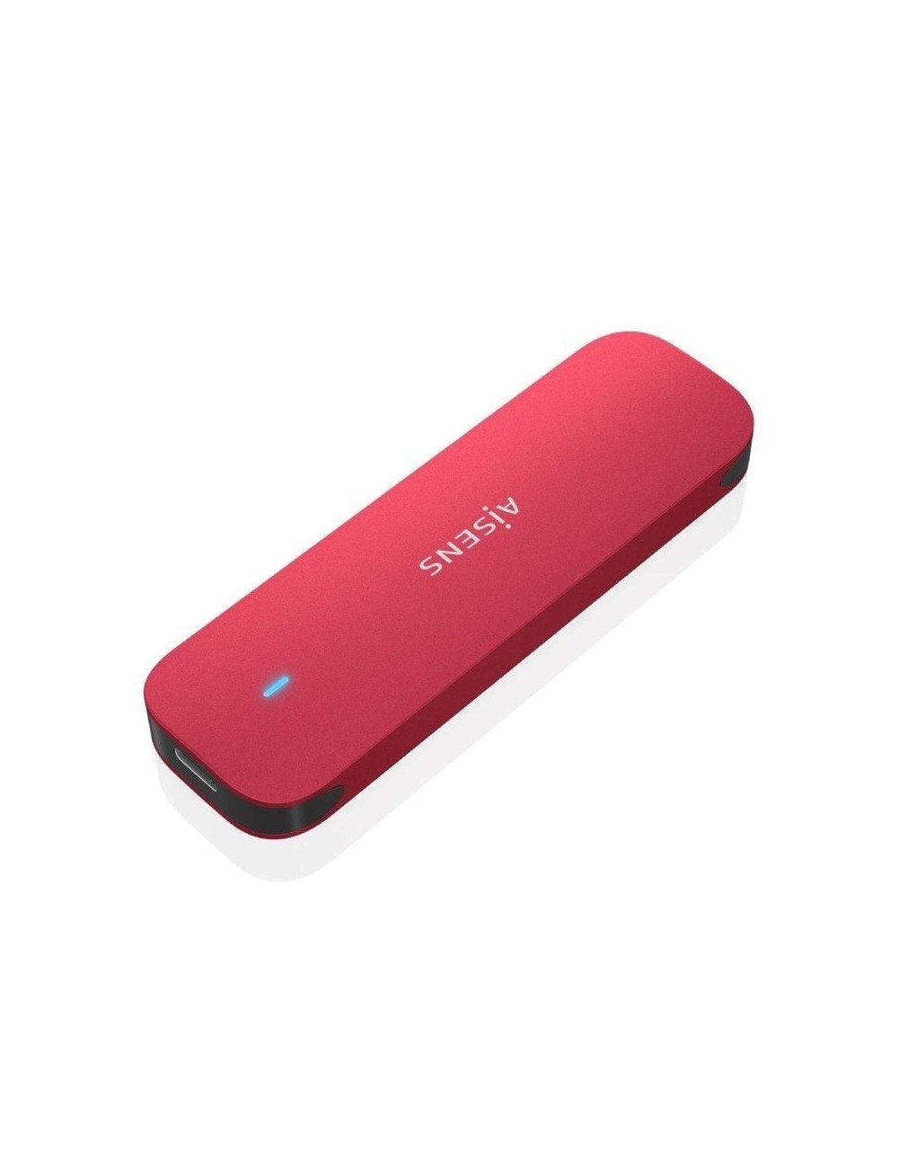 Caja Externa para Disco SSD M.2 NVMe Aisens ASM2-027RED/ USB 3.2/ Sin tornillos