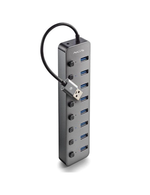 Hub USB NGS IHUB8 / 8xUSB 3.0/ Gris