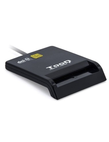 Lector de DNI TooQ TQR-210B/ USB 2.0/ Negro