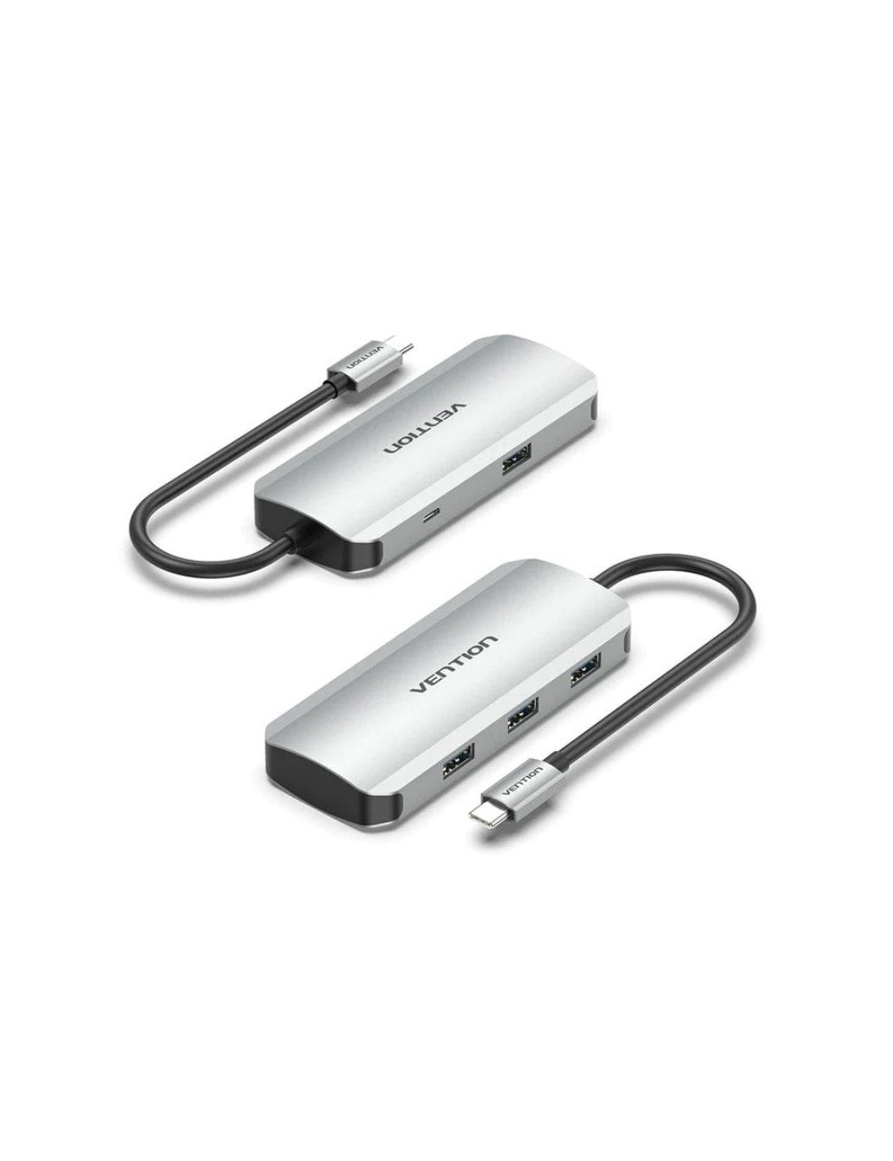 Hub USB Tipo-C Vention TNAHB/ 4xUSB/ 1xMicroUSB PD