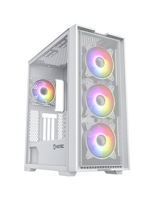 Caja Gaming Torre Hiditec H2 Air ARGB/ Blanca