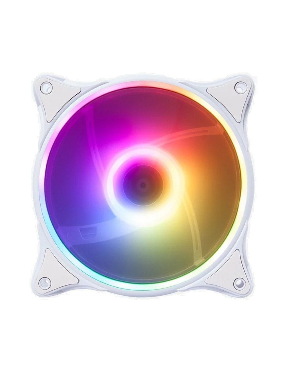 Ventilador Hiditec N18 ARGB/ 12cm/ Blanco
