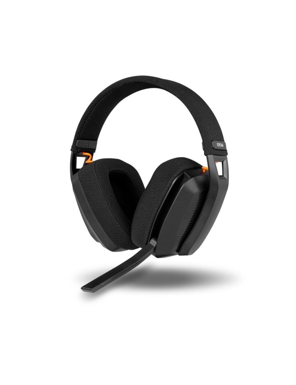 Auriculares Gaming Inalámbricos con Micrófono Krom Kanji/ Bluetooth/ USB 2.0/ Negros