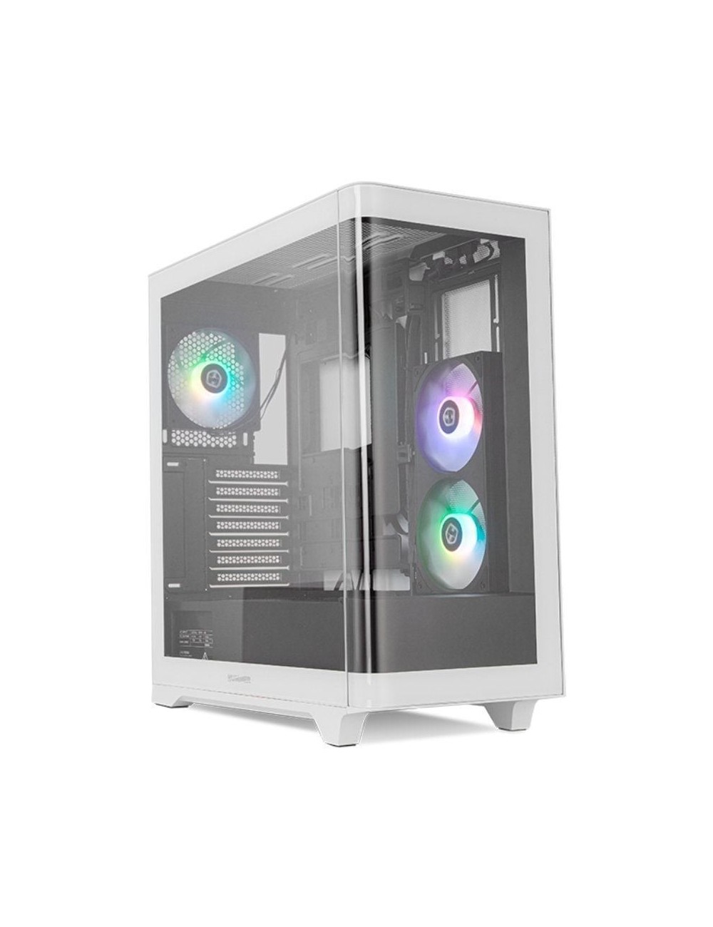 Caja Gaming Semitorre Nox Hummer ETHER/ Blanca y Negra