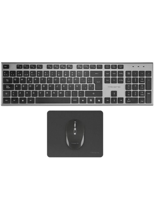 Pack Gaming Tacens ZENITH/ Teclado Inalámbrico + Ratón Inalámbrico + Alfombrilla