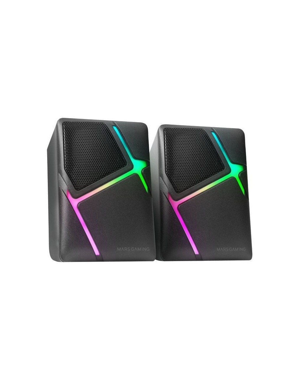 Altavoces Mars Gaming MS-H/ 10W/ 2.0/ Negros