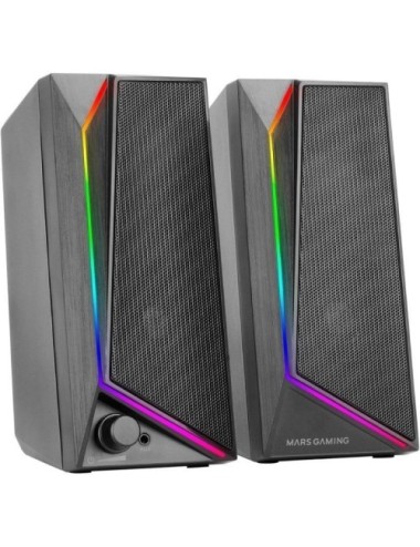 Altavoces Mars Gaming MS72/ 15W/ 2.0/ Negros