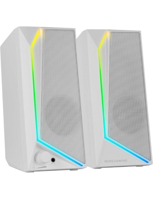 Altavoces Mars Gaming MS72/ 15W/ 2.0/ Blancos
