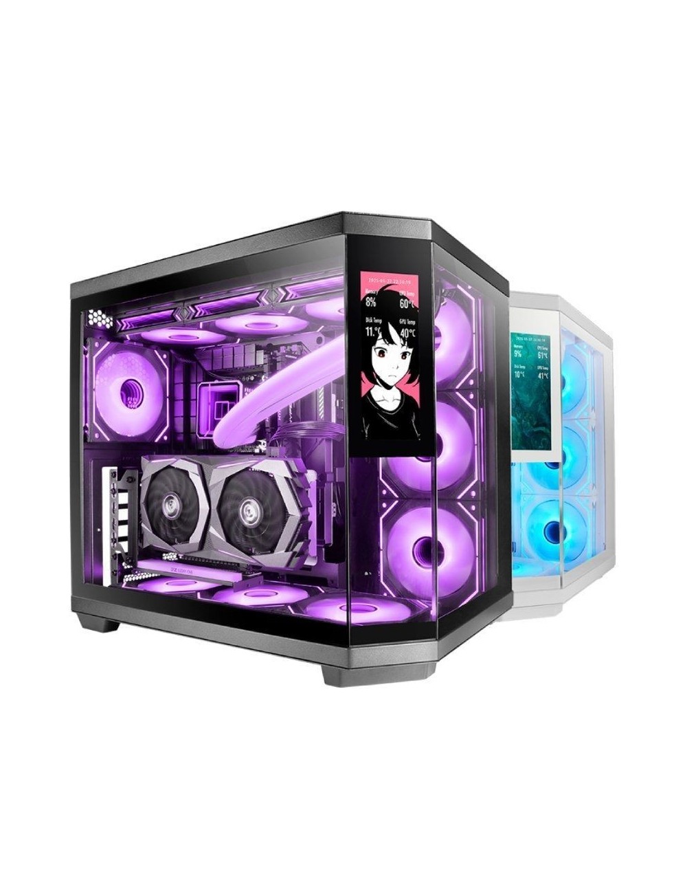 Caja Gaming Semitorre Mars Gaming MC-3TCORELCD