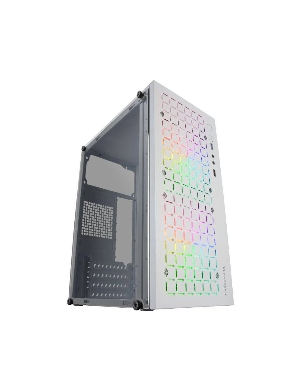 Caja Gaming Minitorre Mars Gaming MC-CORE/ Blanca