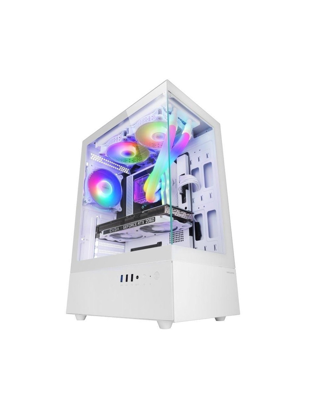 Caja Gaming Semitorre Mars Gaming MC-XO/ Blanca