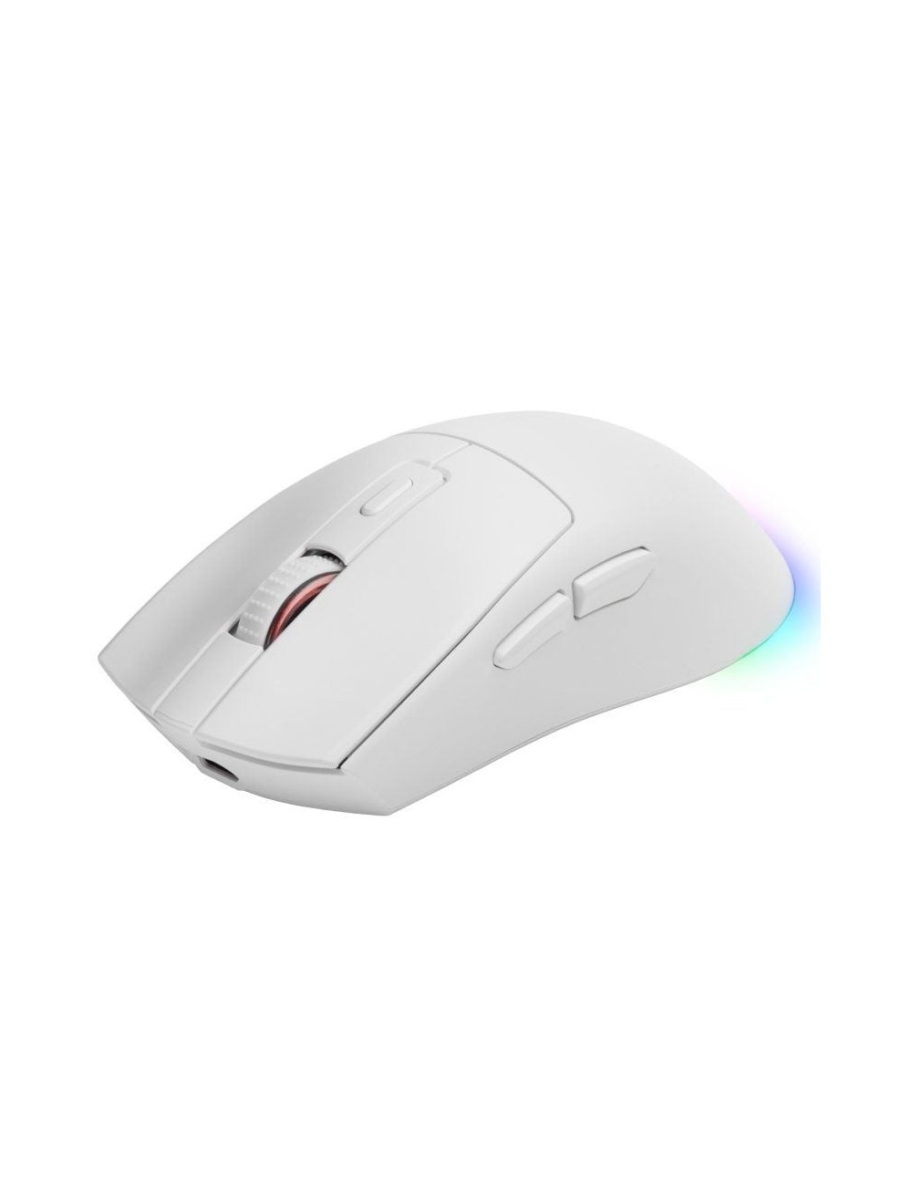 Ratón Gaming Inalámbrico Mars Gaming MM-T3/ Batería recargable/ Hasta 14400 DPI/ Blanco