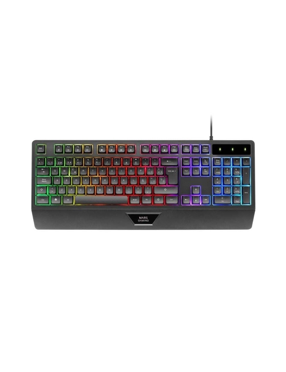 Teclado Gaming SemiMecánico Mars Gaming MK124