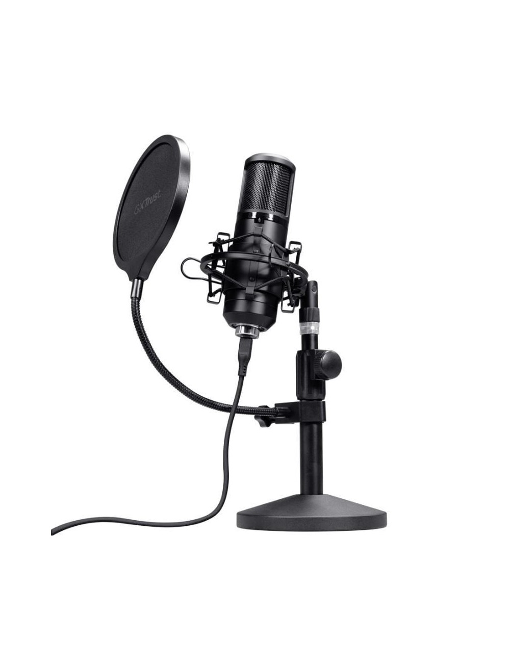 Micrófono Gaming Trust Gaming GXT 269 Emita II 25769/ USB/ Negro